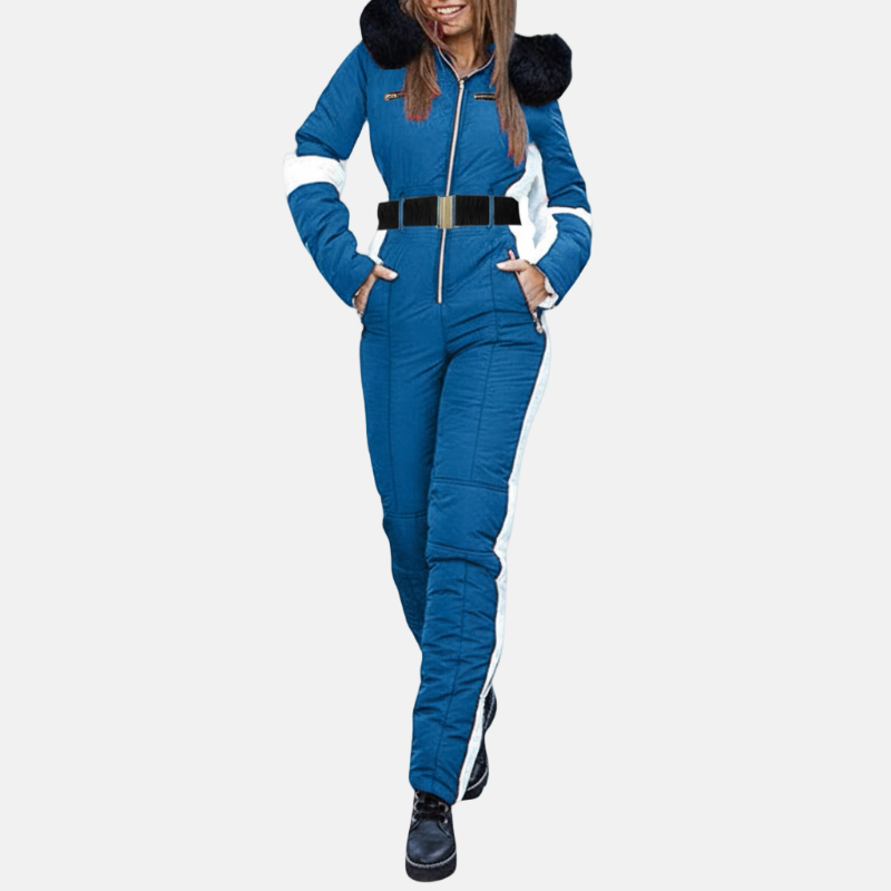 Belted One-Piece - Winter Outdoor Wear Ski Suit