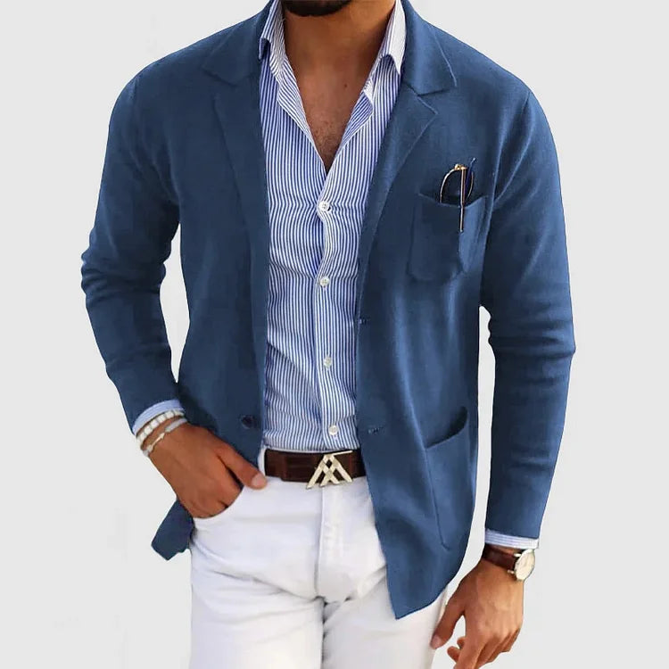 Lightweight Slim Fit Single-Breasted Blazer