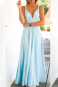 Women's Maxi Dress - Halterneck - High Slit - Flowy Elegant Fit