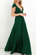 Women's Maxi Dress - Halterneck - High Slit - Flowy Elegant Fit