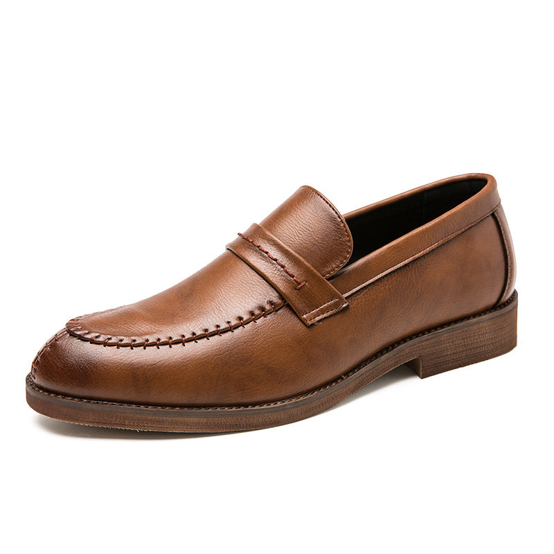 Men's Loafer Shoes – Genuine Leather – Penny Strap – Slip-On – Classic Fit