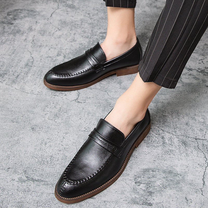 Men's Loafer Shoes – Genuine Leather – Penny Strap – Slip-On – Classic Fit