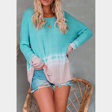 Cotton Relaxed Fit Ribbed Sweater