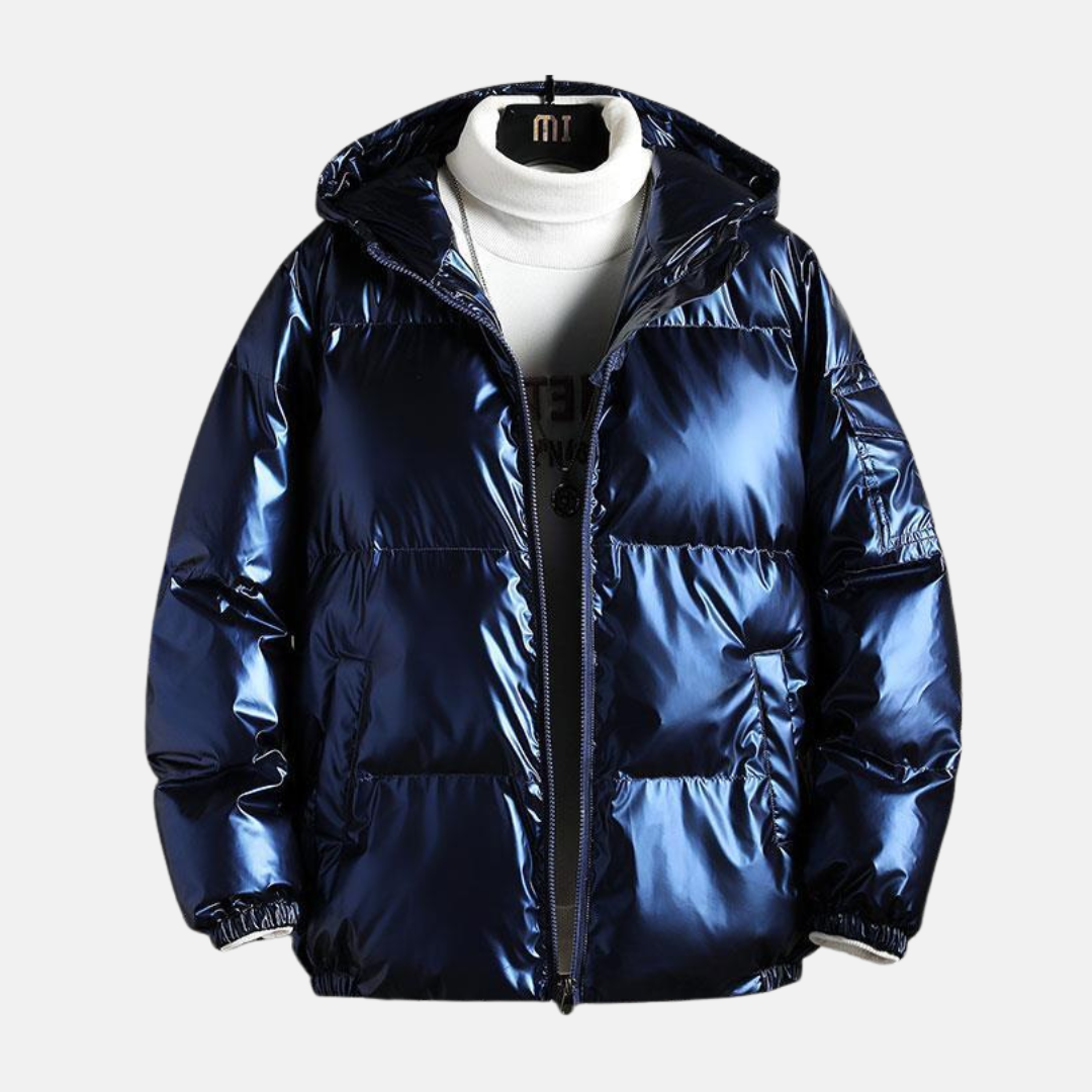 Water-Resistant Oversized Hooded Puffer Coat
