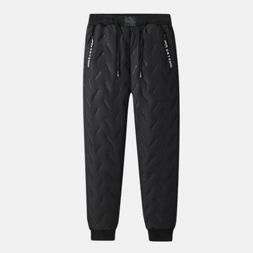 Quilted Padded Relaxed Fit Sweatpants