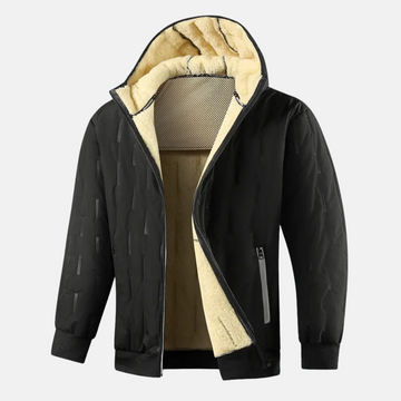 Plush Lining Relaxed Fit Hooded Coat