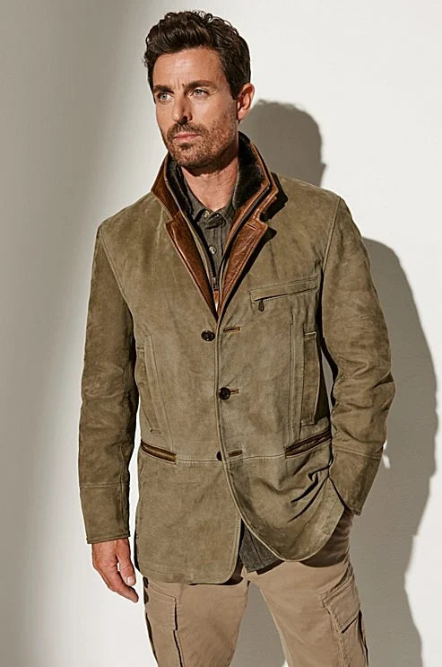 Suede Classic Tailored Fit Jacket