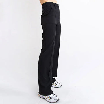 High-Waisted Wide Leg Suit Pants