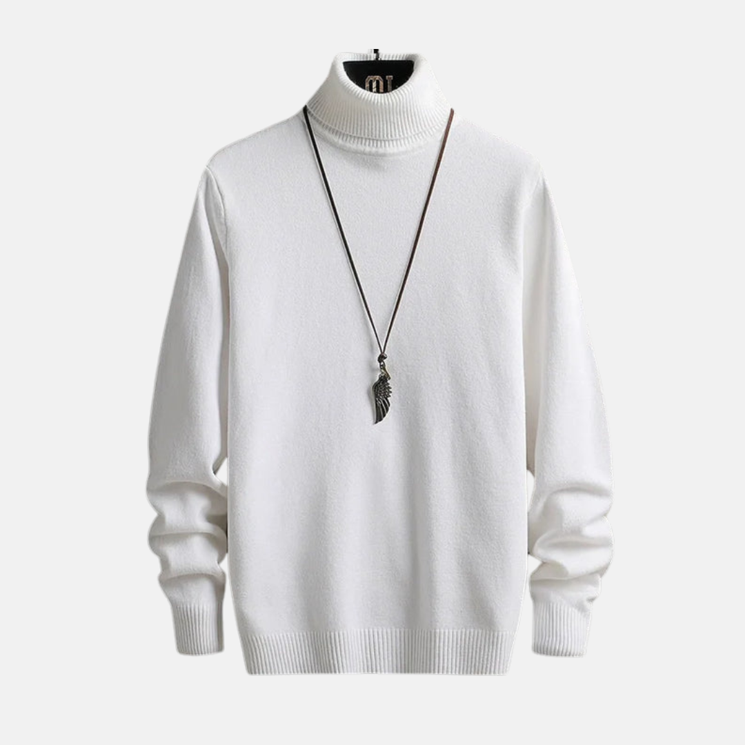 Fine Knit Slim Fit Turtleneck Sweater