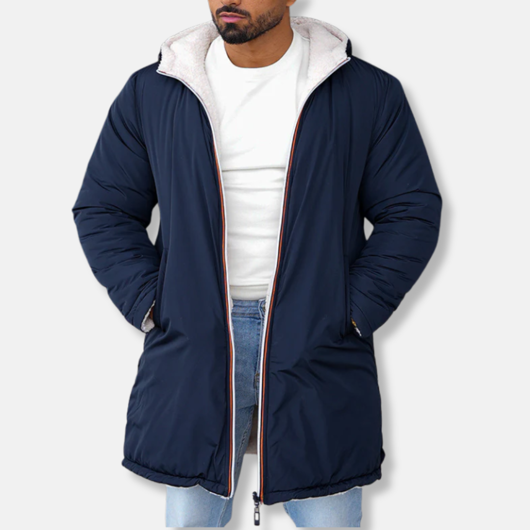 Soft Hooded Relaxed Fit Fleece Jacket