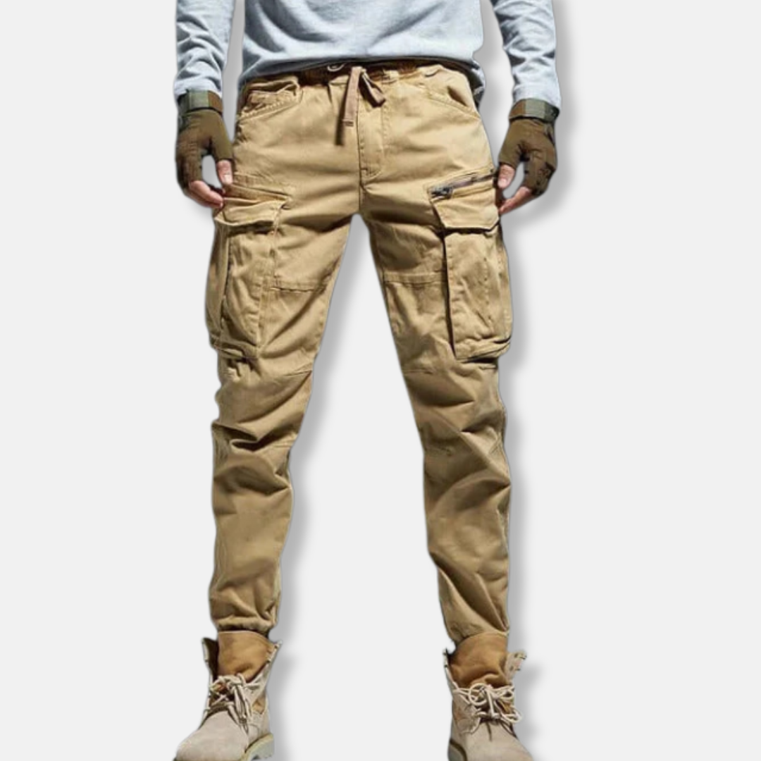 Relaxed Fit Utility Cargo Jogger Pants