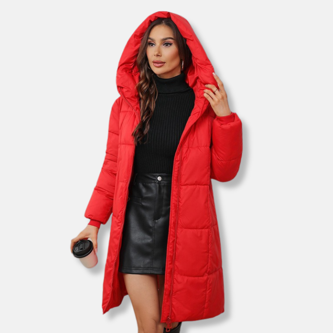 Insulated Quilted Slim Fit Coat