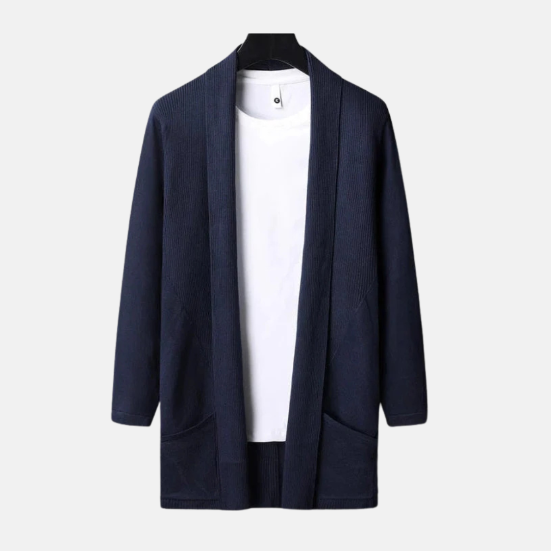 Slim Fit Knit Cardigan Sweater