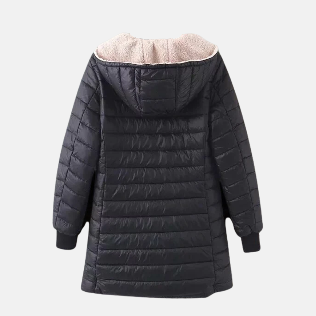Quilted Insulated Fleece Lined Coat