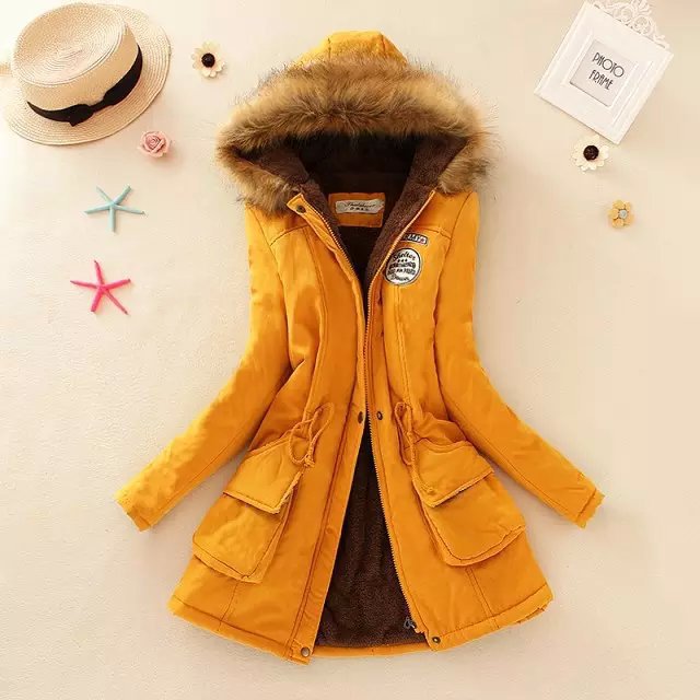 Sherpa Lined Faux Fur Hood Parka Coat