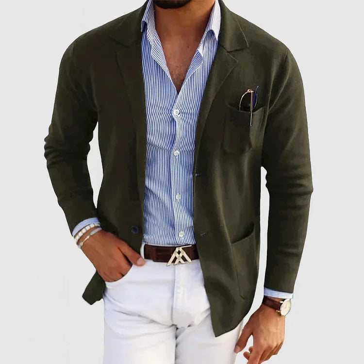 Lightweight Slim Fit Single-Breasted Blazer