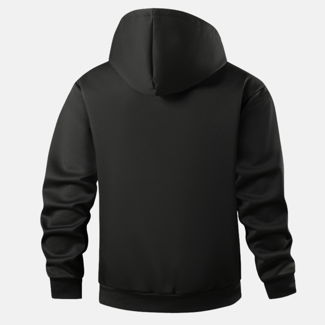 Plush Fleece Relaxed Fit Hoodie Jacket