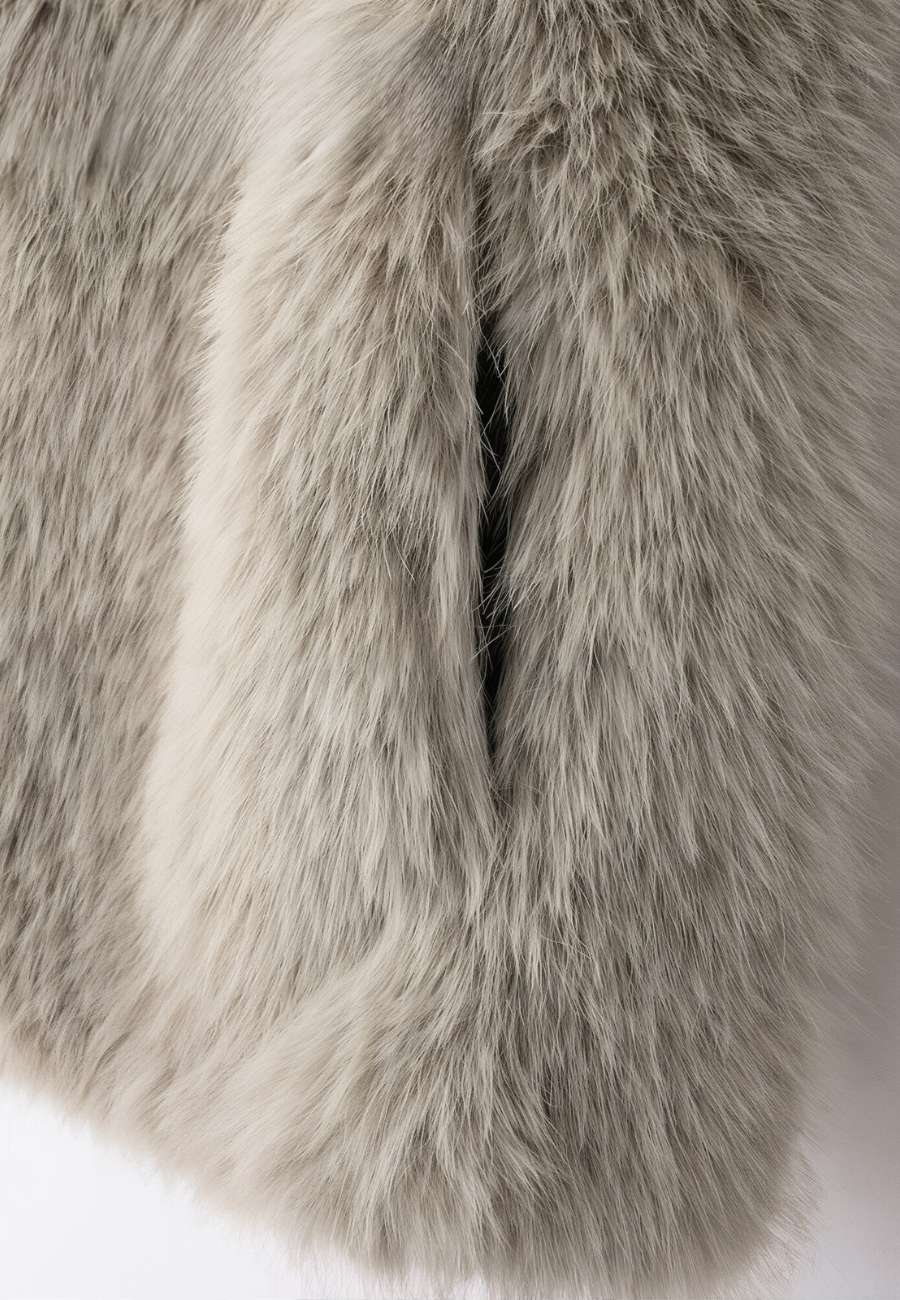 Soft Faux Fur Open Front Vest