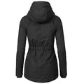 Women's Parka Jacket - Long Tailored Fit - Water-Repellent - Lined with Soft Insulation - Hood with Drawstring