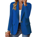 Blazer for Women - Slim Fit - Single-breasted - Button Closure - Notch-lapel