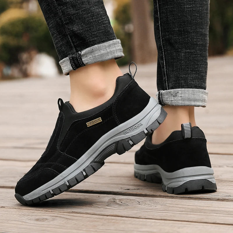 Comfort Fit Supportive Grip Slip-on Outdoor Sneakers