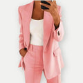 Elegant blazer and trouser set for women