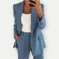Elegant blazer and trouser set for women
