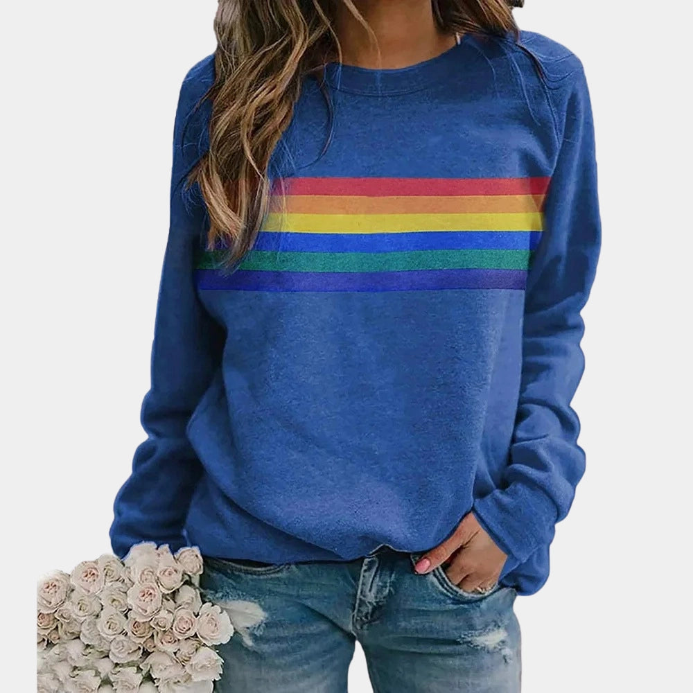 Cotton Blend Raglan Sleeve Sweatshirt
