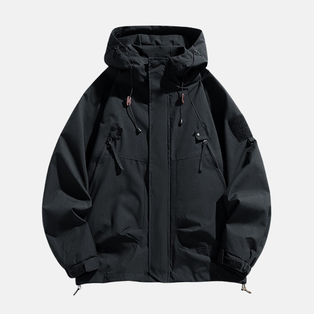Water-Resistant Multi-Pocket Utility Jacket