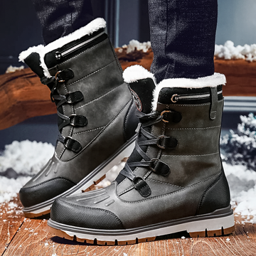 Fur Lined Reinforced Grip Sole Boots