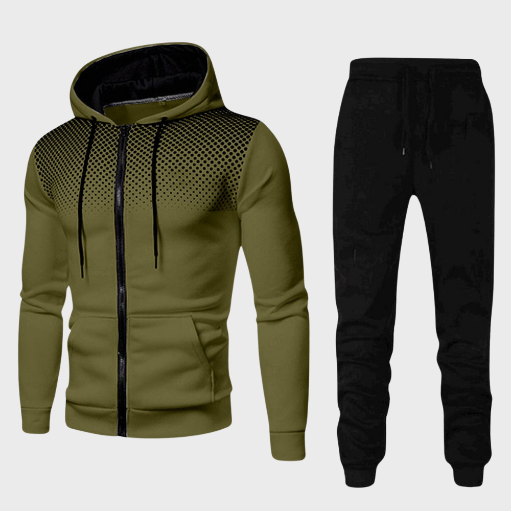 Slim Fit Adjustable Waist Tracksuit