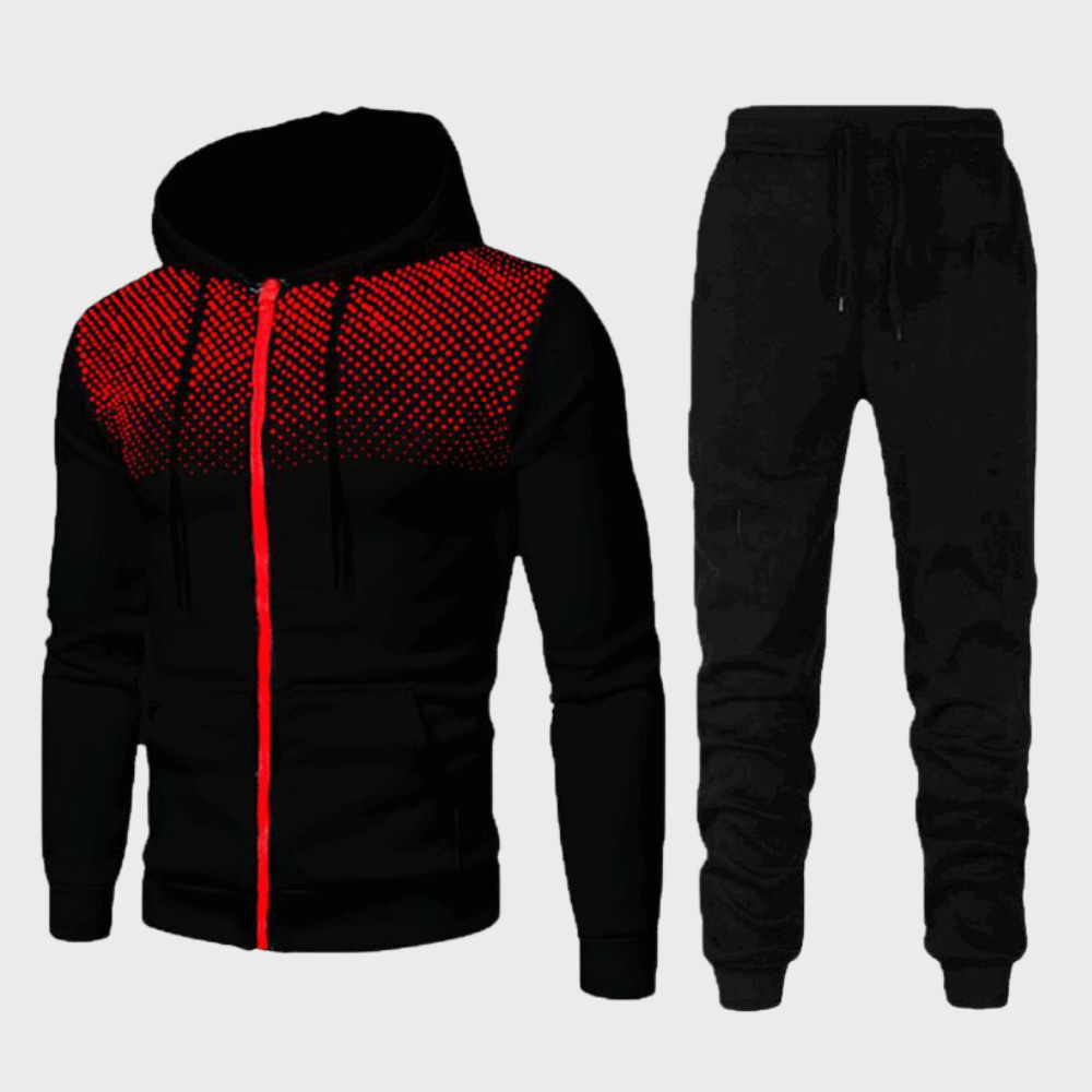 Slim Fit Adjustable Waist Tracksuit