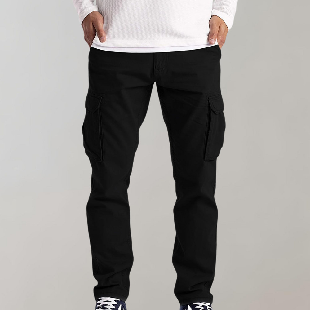Functional Durable Cotton Relaxed Cargo Pants