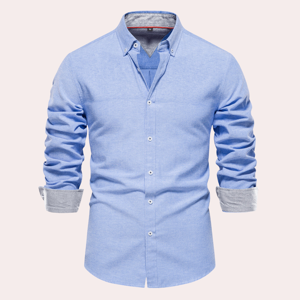 Cotton Tailored Fit Button-down Shirt