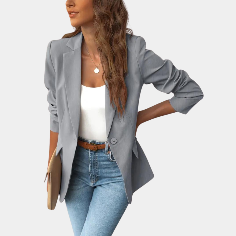 Blazer for women - Classic tailored cut - Single-breasted - Flattering fit