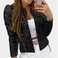 Women's Blazer - Sequin Design - Tailored Fit - Elegant Party Jacket