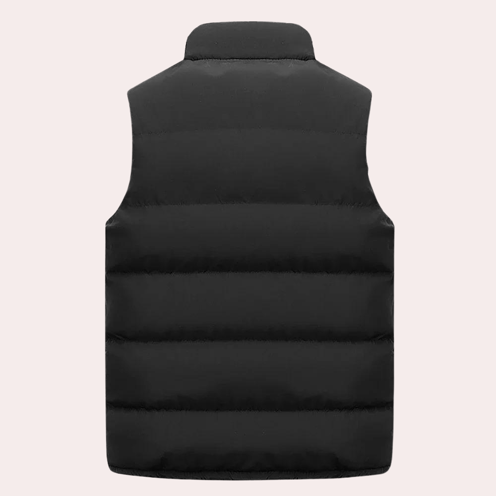 Padded Water-Repellent Lightweight Warm Vest