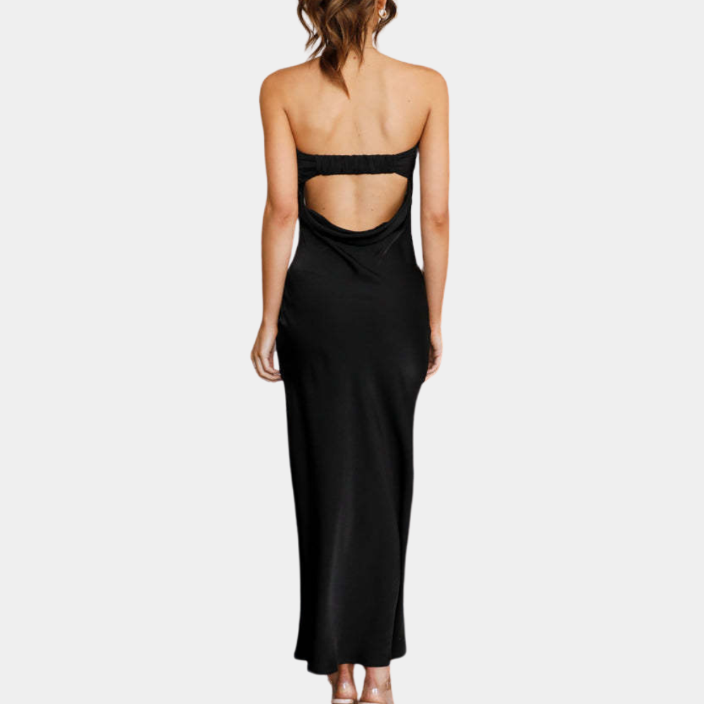 Strapless Long Fitted Ball Gown