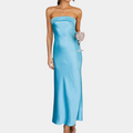 Women's Ball Gown - Strapless - Fitted - Elegant Long Evening Dress