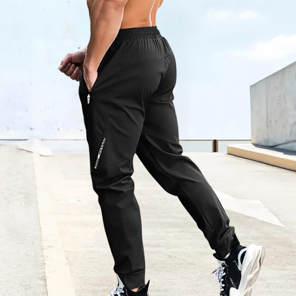 Breathable Slim Fit Drawstring Jogging Pants