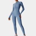 Women's Jumpsuit - Long-Sleeved Stretchable - Breathable Training & Yoga Bodysuit