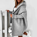 Women's Cardigan - Oversized Fit - Knit with Hood - Open Front - Soft and Warm