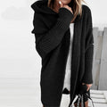 Women's Cardigan - Oversized Fit - Knit with Hood - Open Front - Soft and Warm