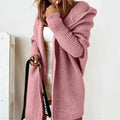 Women's Cardigan - Oversized Fit - Knit with Hood - Open Front - Soft and Warm