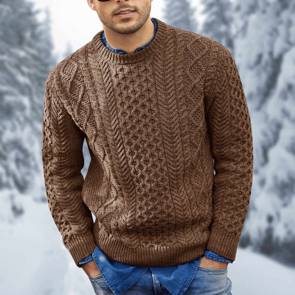 Warm Knitted Wool Sweater