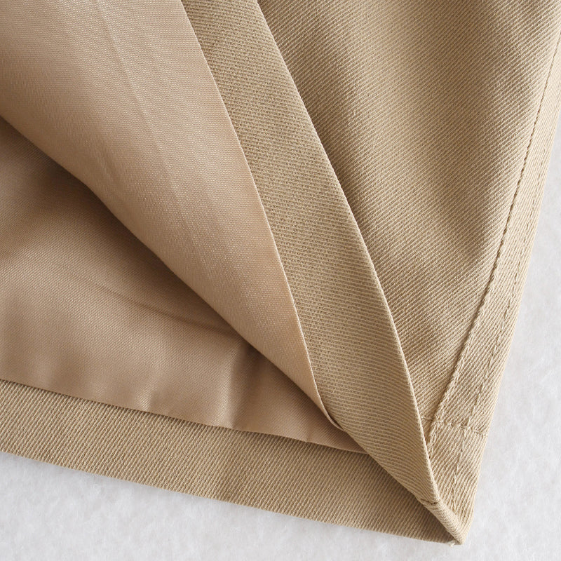 Women's Long Coat - Tailored Fit - Hood & Button Closure - Weather Resistant