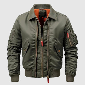 Water-Resistant Relaxed Fit Bomber Jacket