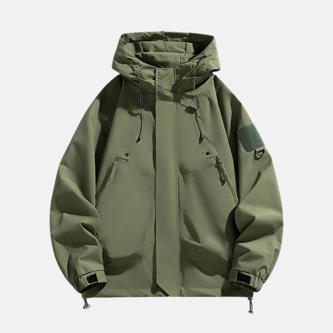 Water-Resistant Multi-Pocket Utility Jacket