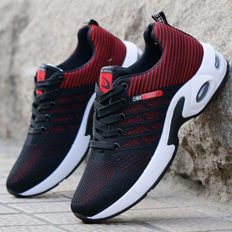 Breathable Knit Mesh Shock Absorbing Sneakers
