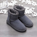Women's Ankle Boots - Suede - Soft Interior - Flat Sole - Comfortable and Warming